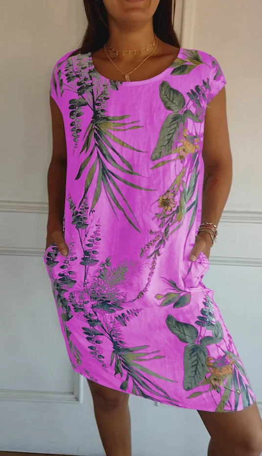 Julien | Elegant Tropical Dress