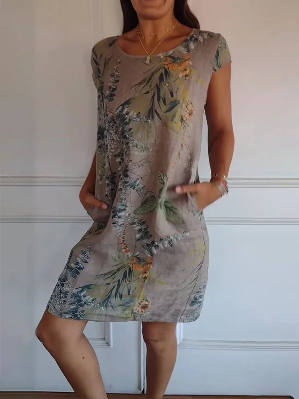 Julien | Elegant Tropical Dress