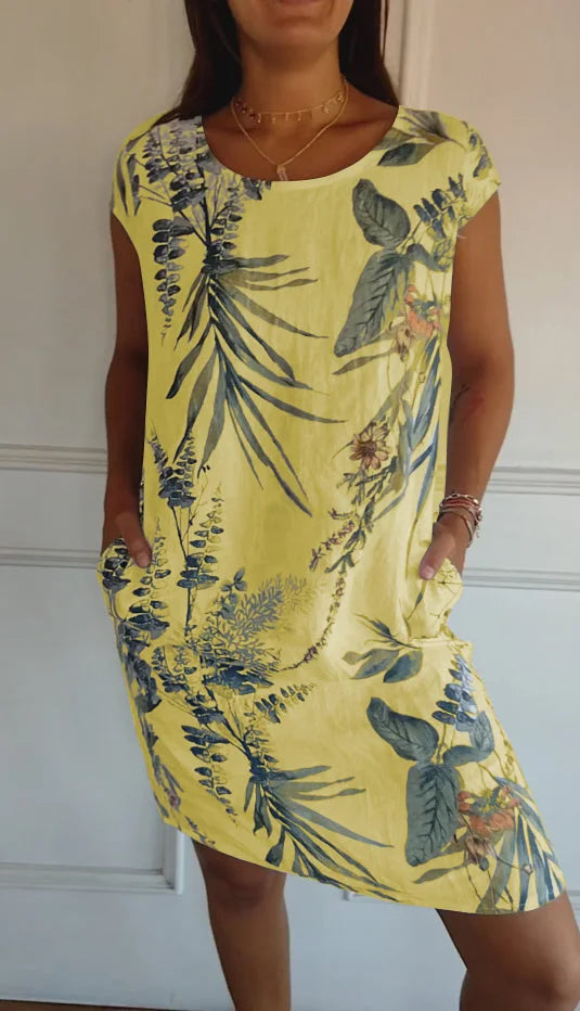 Julien | Elegant Tropical Dress