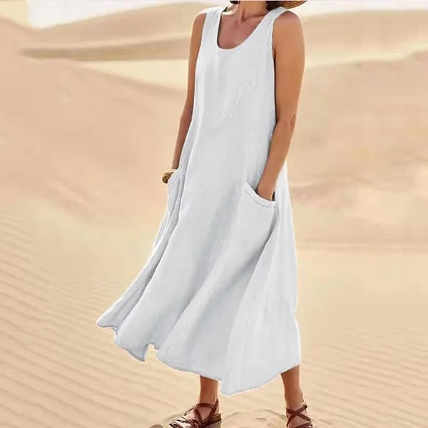 Nadine | Linen Dress