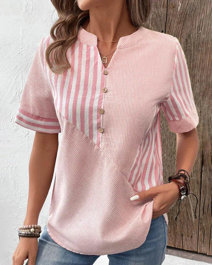 Kate | Elegant Striped Blouse