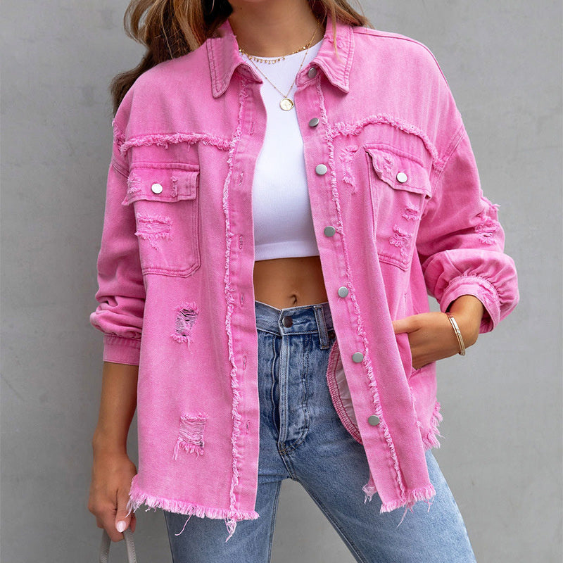 Moria | Ripped Denim Jacket