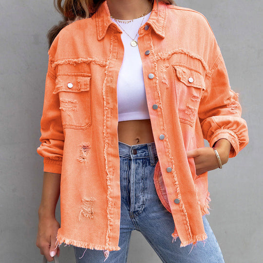 Moria | Ripped Denim Jacket