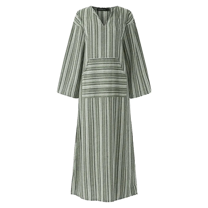 ELLA - STRIPED VINTAGE LONG DRESS