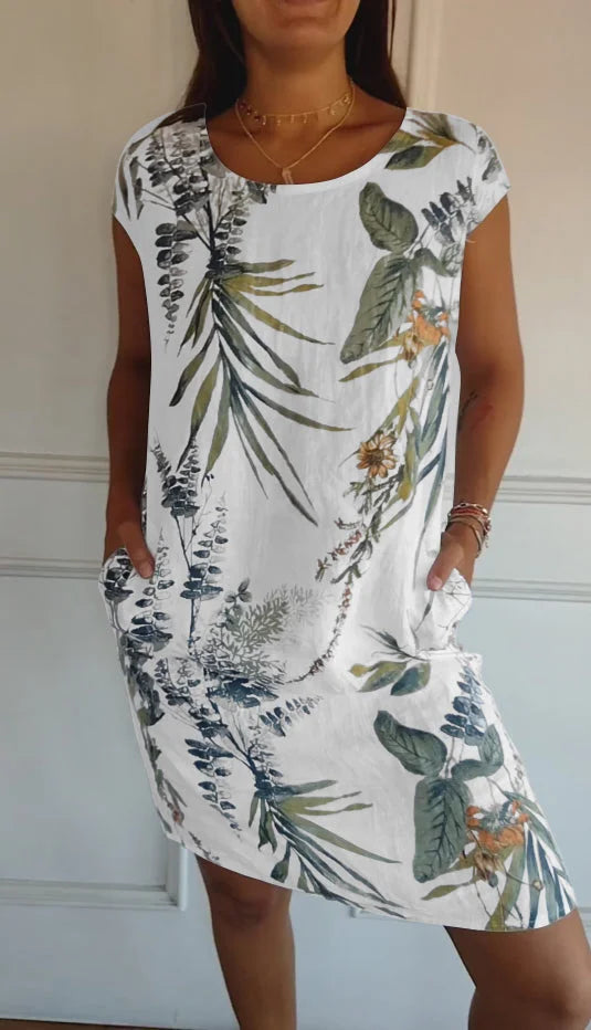 Julien | Elegant Tropical Dress