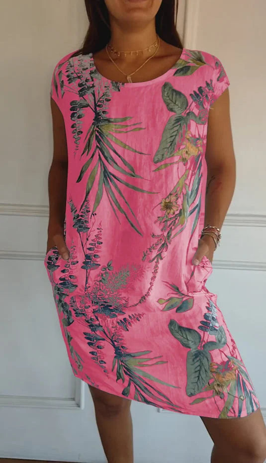 Julien | Elegant Tropical Dress