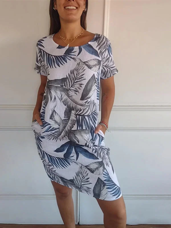 Julien | Elegant Tropical Dress